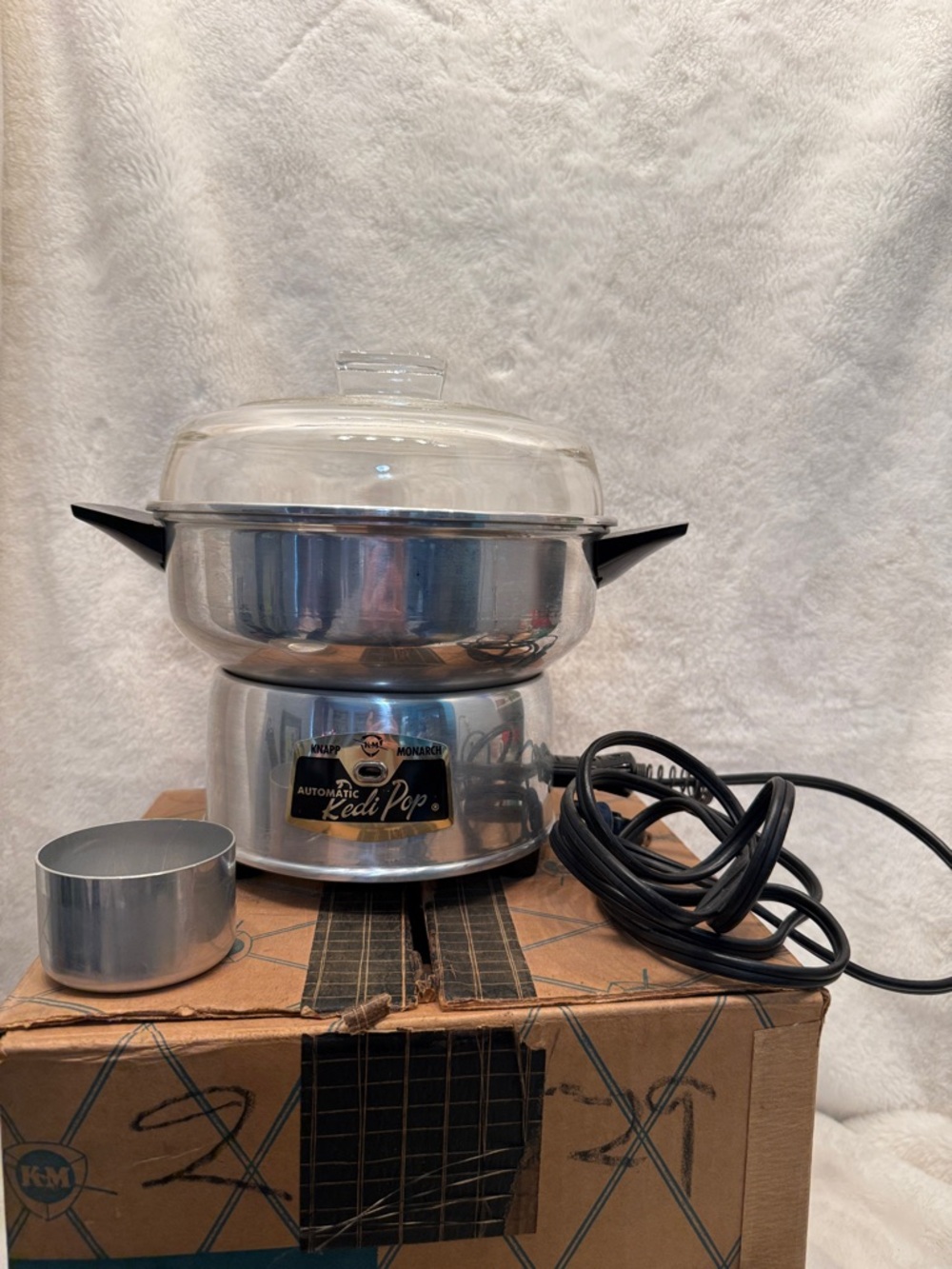 Knapp Monarch Automatic Redi-Pop Corn Popper All Original parts AND box! - Picture 3 of 9
